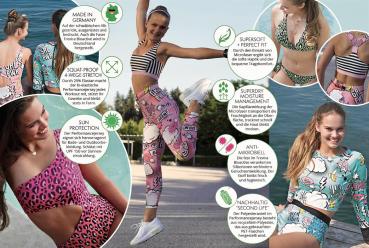 Active Wear Performance SAFARI Pink Hamburger Liebe